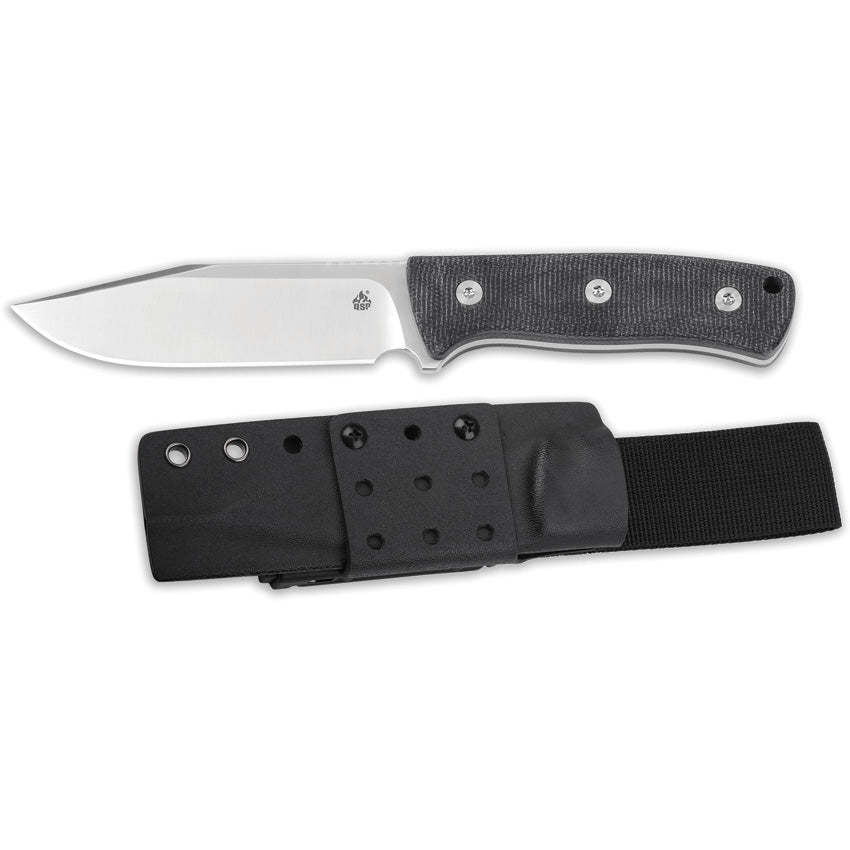 QS134A Bison Fixed Blade Black