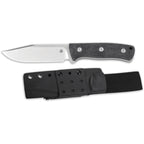 QS134A Bison Fixed Blade Black