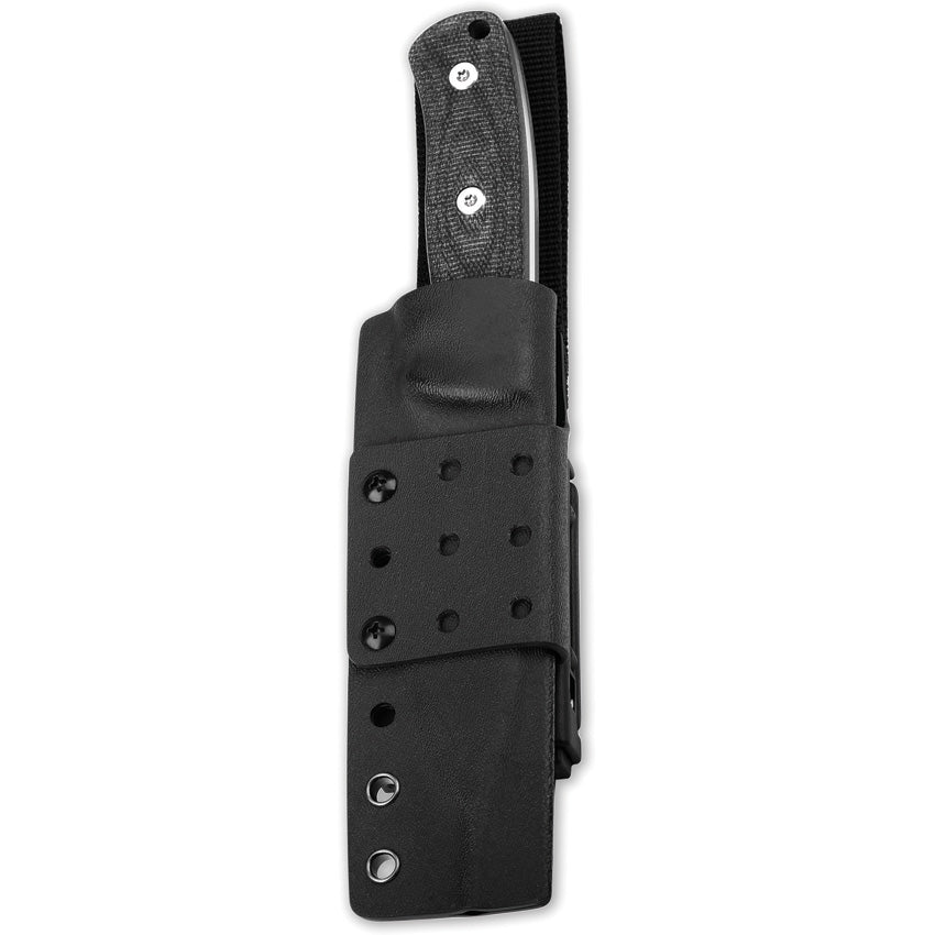 QS134A Bison Fixed Blade Black