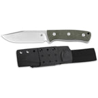 QS134C Bison Fixed Blade Green