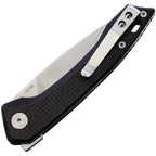 QS135A Leopard Linerlock CF