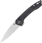 QS135B QSP Leopard Linerlock Black