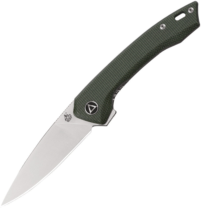 QS135C QSP Leopard Linerlock Green