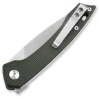 QS135C QSP Leopard Linerlock Green
