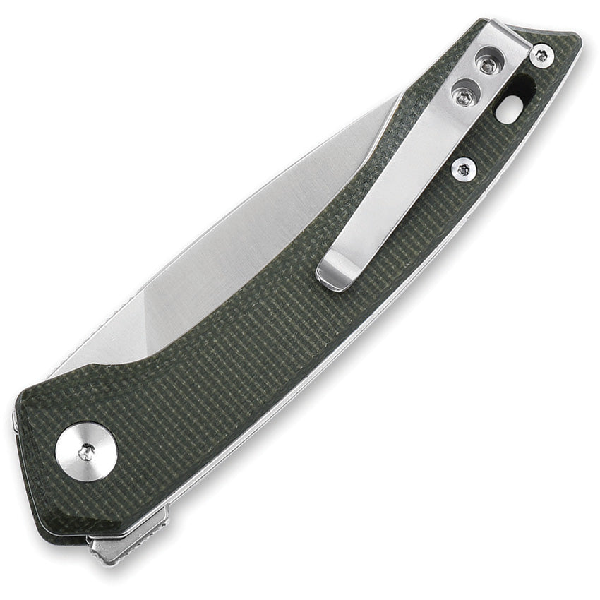 QS135C QSP Leopard Linerlock Green
