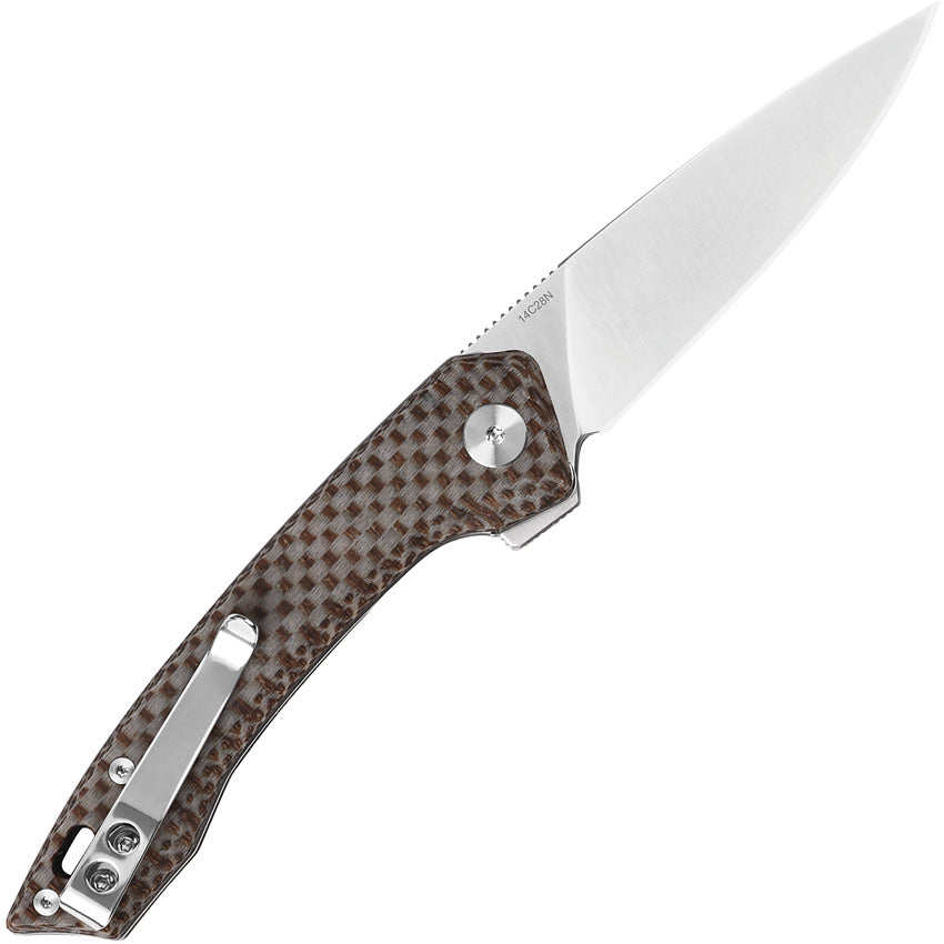 QS135D QSP Leopard Linerlock