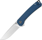 QS139B QSP Osprey Linerlock Blue Micarta