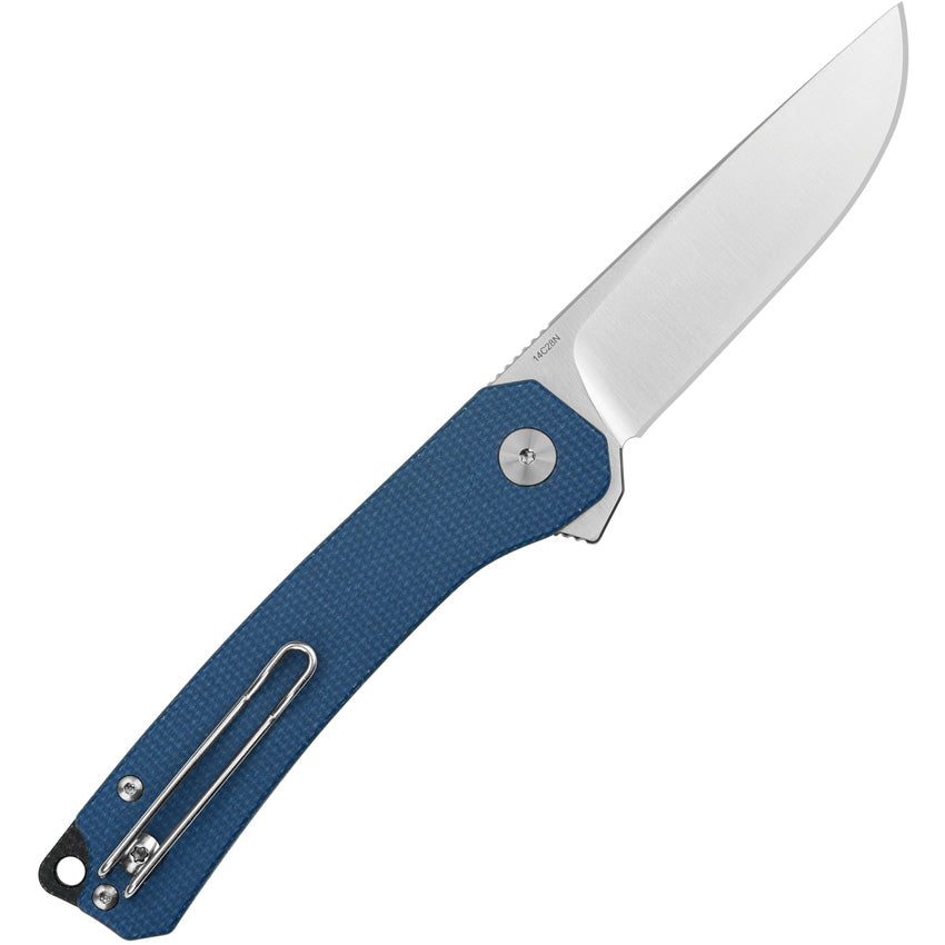 QS139B QSP Osprey Linerlock Blue Micarta