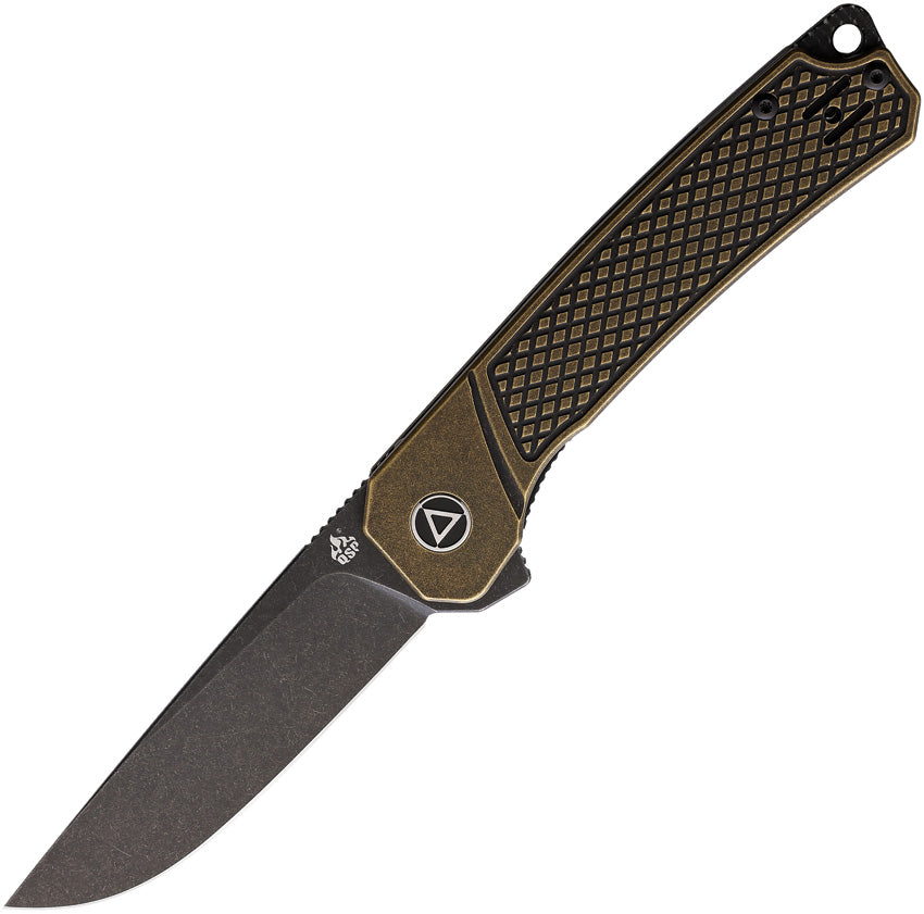 QS139D2 QSP Osprey Linerlock Brass Black