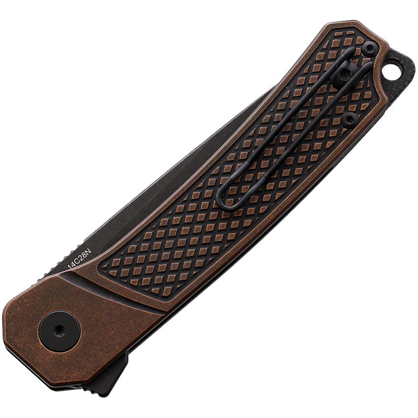 QS139E2 Osprey Linerlock Copper Black