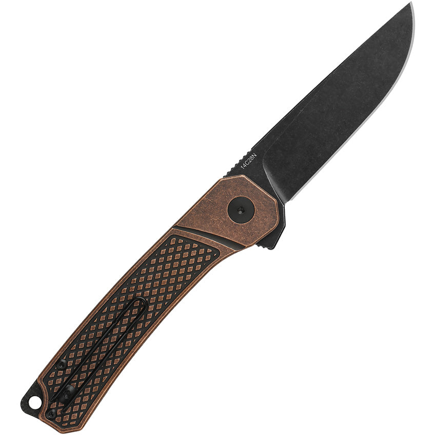 QS139E2 Osprey Linerlock Copper Black