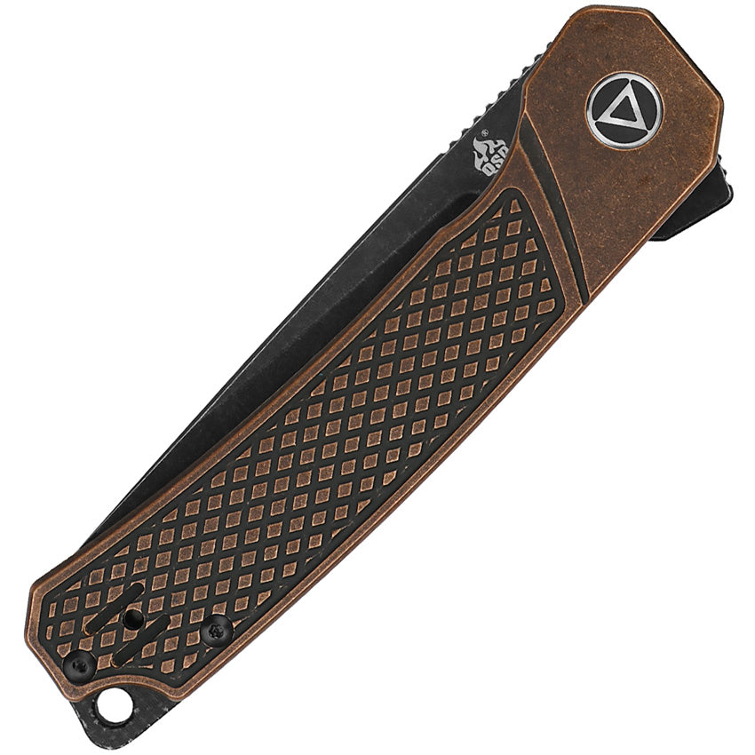QS139E2 Osprey Linerlock Copper Black