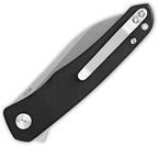 QS140C1 QSP Otter Linerlock Black G10