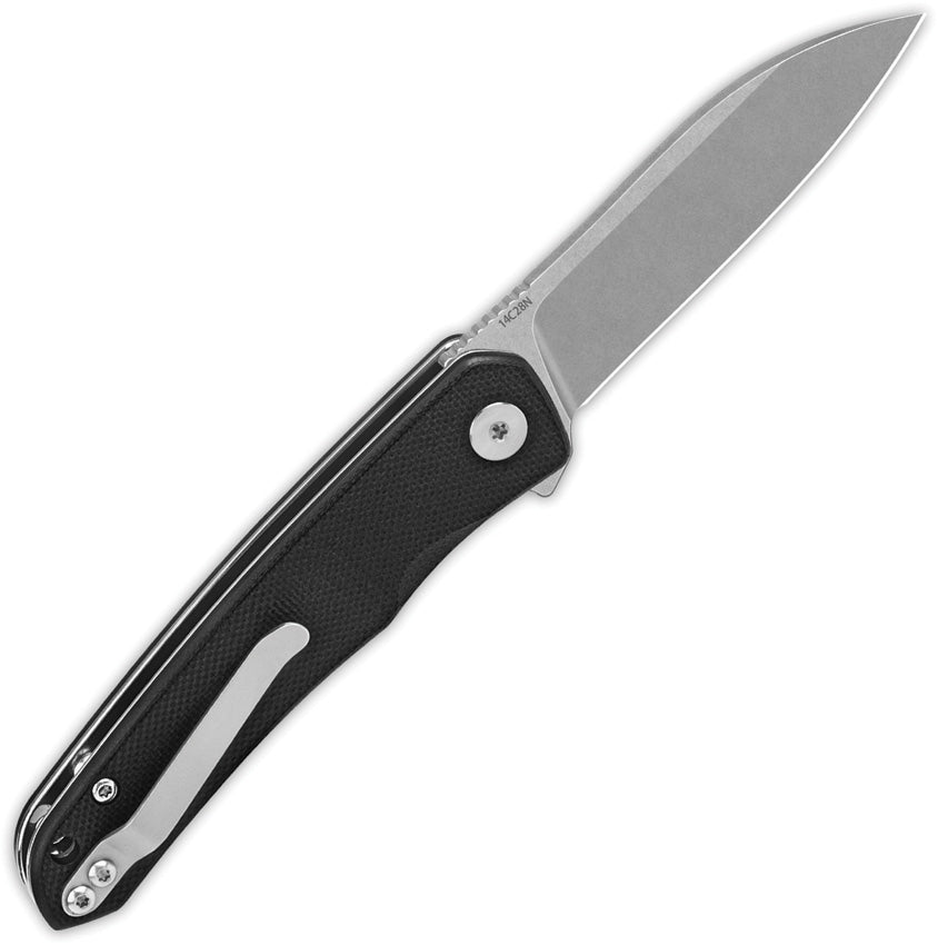 QS140C1 QSP Otter Linerlock Black G10