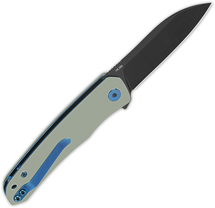 QS140D2 QSP Otter Linerlock Black Jade