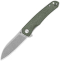 QS140E1 QSP Otter Linerlock Green Micarta