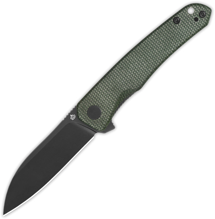 QS140E2 QSP Otter Linerlock Green Micarta