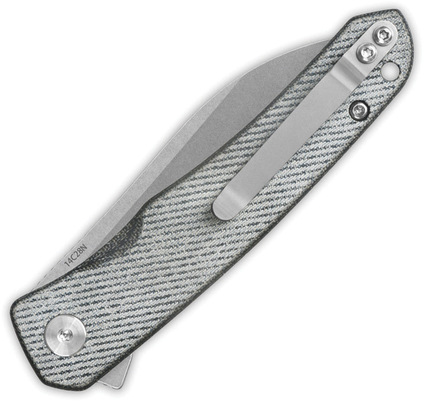 QS140F1 QSP Otter Linerlock Denim Micarta