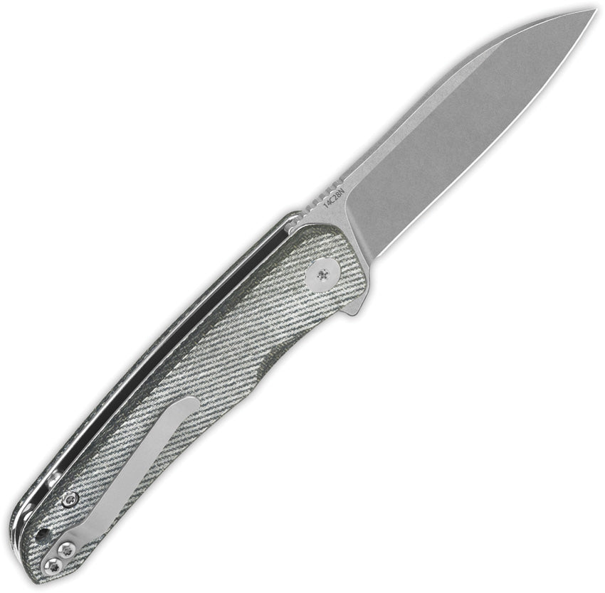 QS140F1 QSP Otter Linerlock Denim Micarta