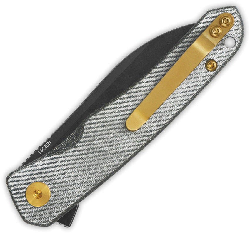 QS140F2 QSP Otter Linerlock Denim Micarta