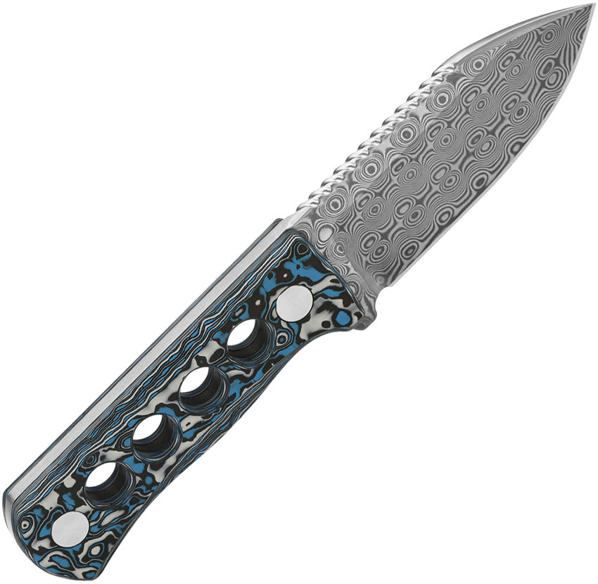 QS141I QSP Canary Neck Knife Damascus