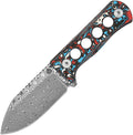 QS141J QSP Canary Neck Knife Damascus