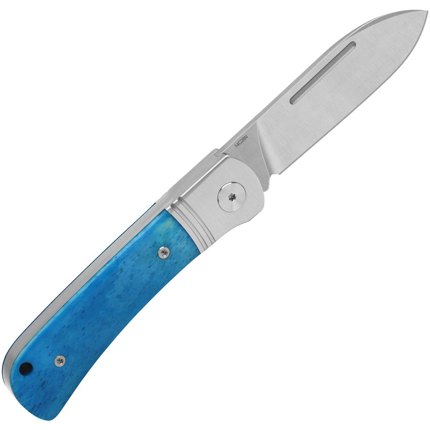 QS142SPD QSP Hedgehog Slip Joint Blue Bone