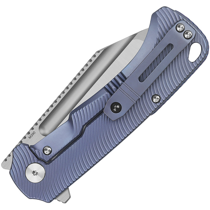 QS143I QSP Rhino Framelock Satin Blue