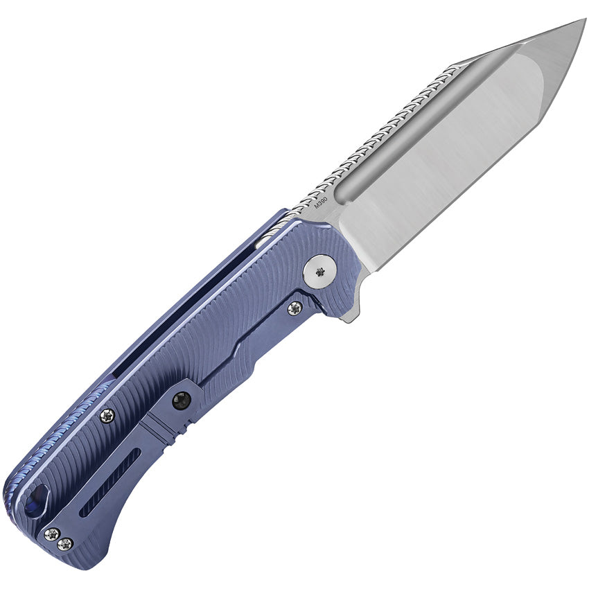 QS143I QSP Rhino Framelock Satin Blue