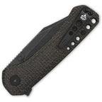 QS145A2 QSP Kestrel Linerlock Brown Mic
