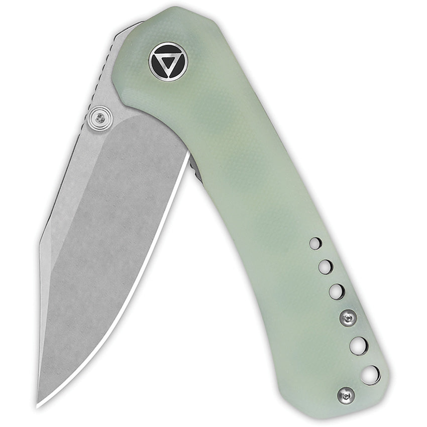 QS145B1 QSP Kestrel Linerlock Jade G10