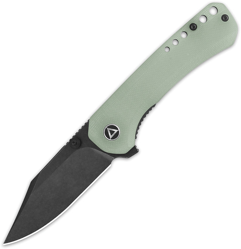 QS145B2 QSP Kestrel Linerlock Jade G10