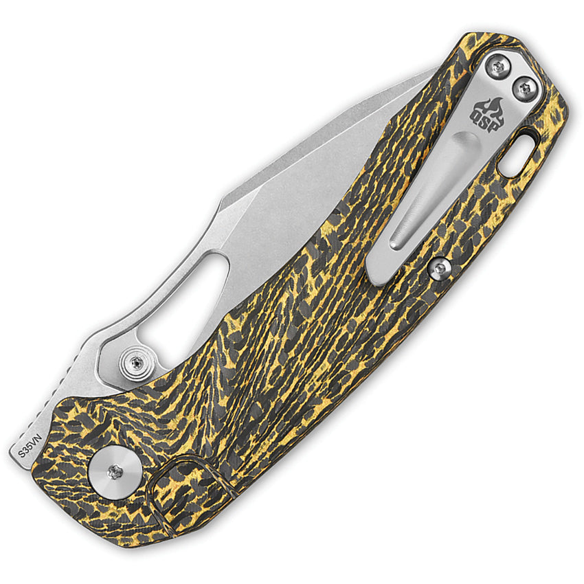QS146A1 Hornbill Linerlock Golden CF