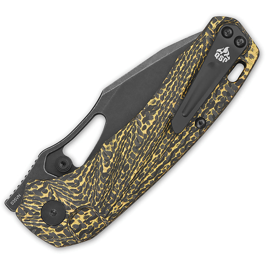 QS146A2 QSP Hornbill Linerlock Golden CF