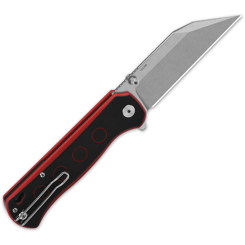 QS149A1 QSP Swordfish Button Lock Blk/Rd