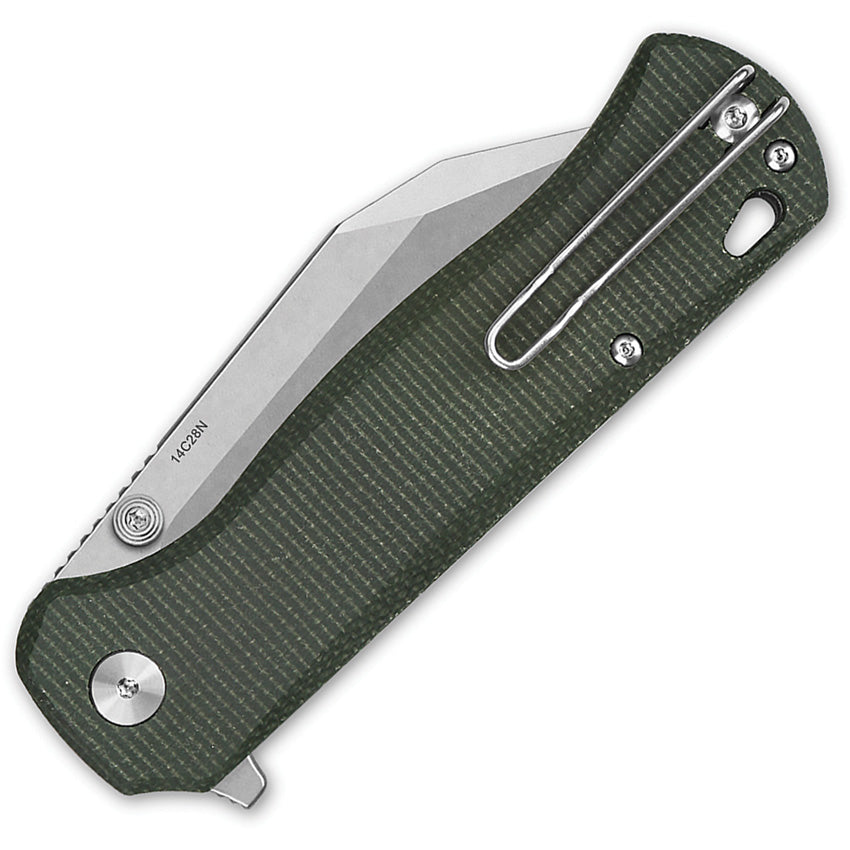 QS149B1 QSP Swordfish Button Lock Green