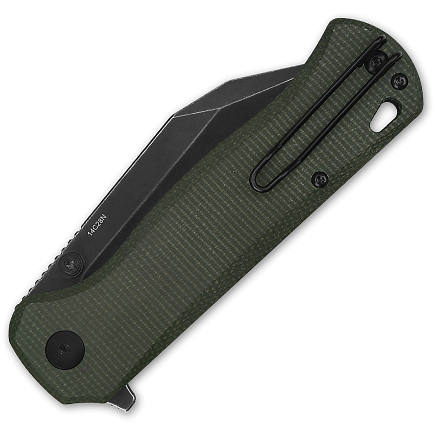 QS149B2 QSP Swordfish Button Lock Green