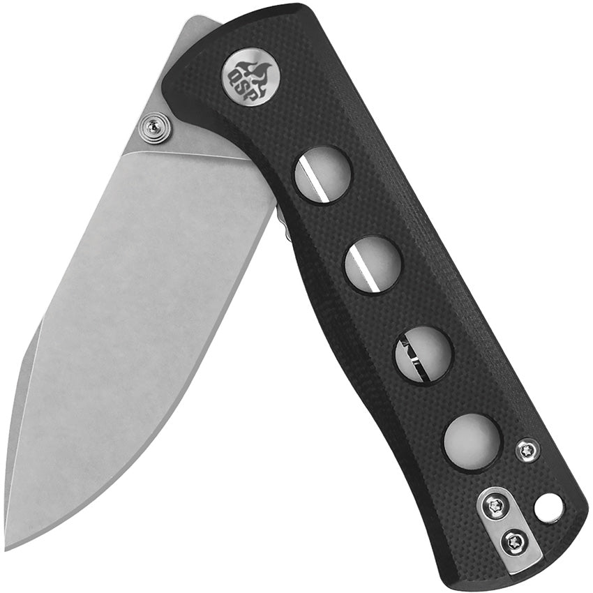 QS150A1 QSP Canary Linerlock Black G10