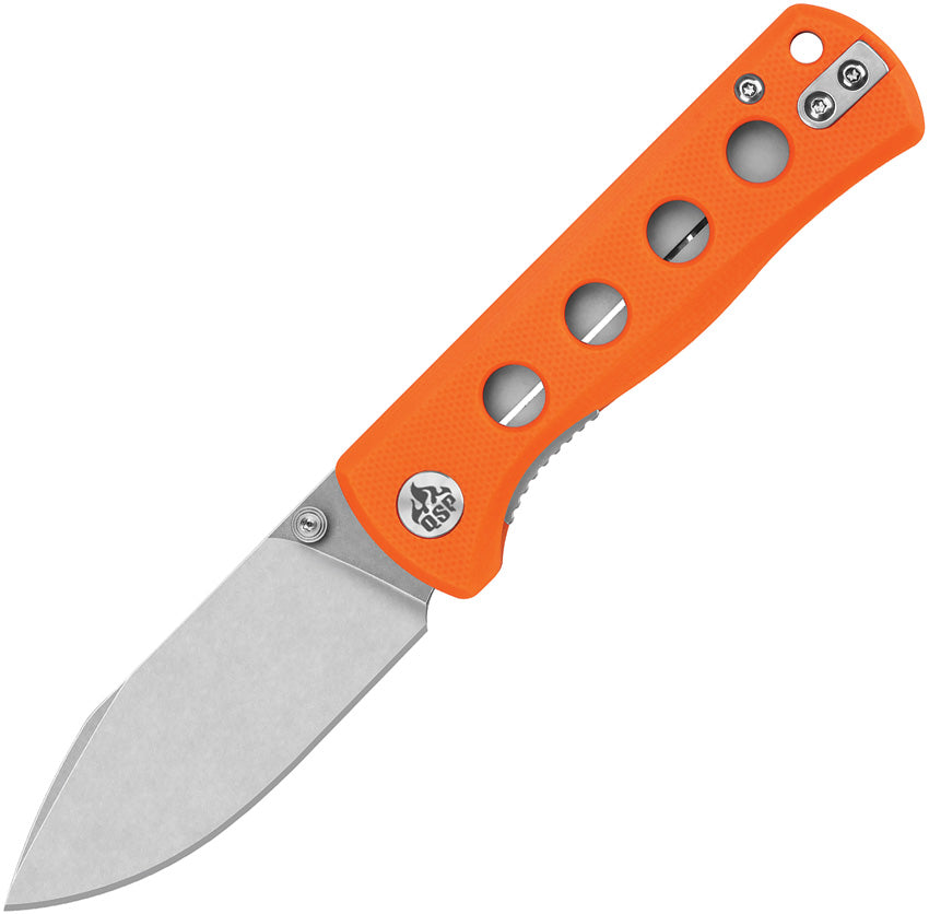 QS150B1 QSP Canary Linerlock Orange G10