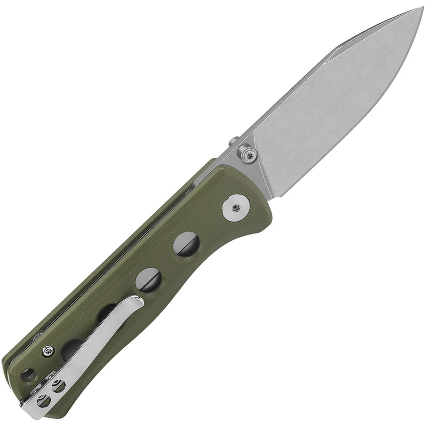 QS150F1 QSP Canary Linerlock Olive G10