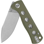 QS150F1 QSP Canary Linerlock Olive G10