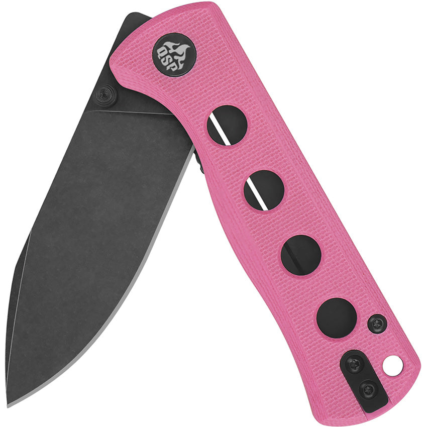 QS150H2 QSP Canary Linerlock Pink G10
