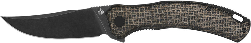 QS151B2 QSP Walrus Linerlock Burlap Blk