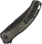 QS151B2 QSP Walrus Linerlock Burlap Blk