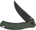 QS151C2 QSP Walrus Linerlock Black Green