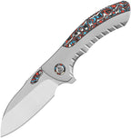 QS152B1 QSP Capybara Framelock Ti CF