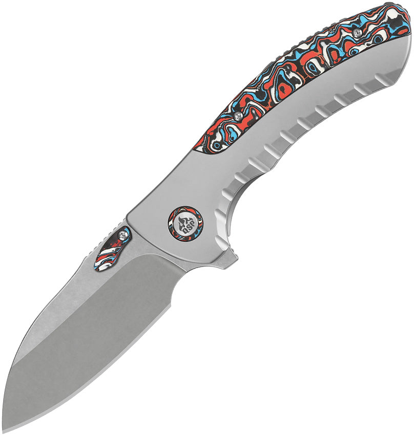 QS152B2 QSP Capybara Framelock Ti CF