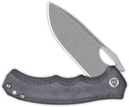 QS153A1 QSP Gorilla Linerlock Black Mic