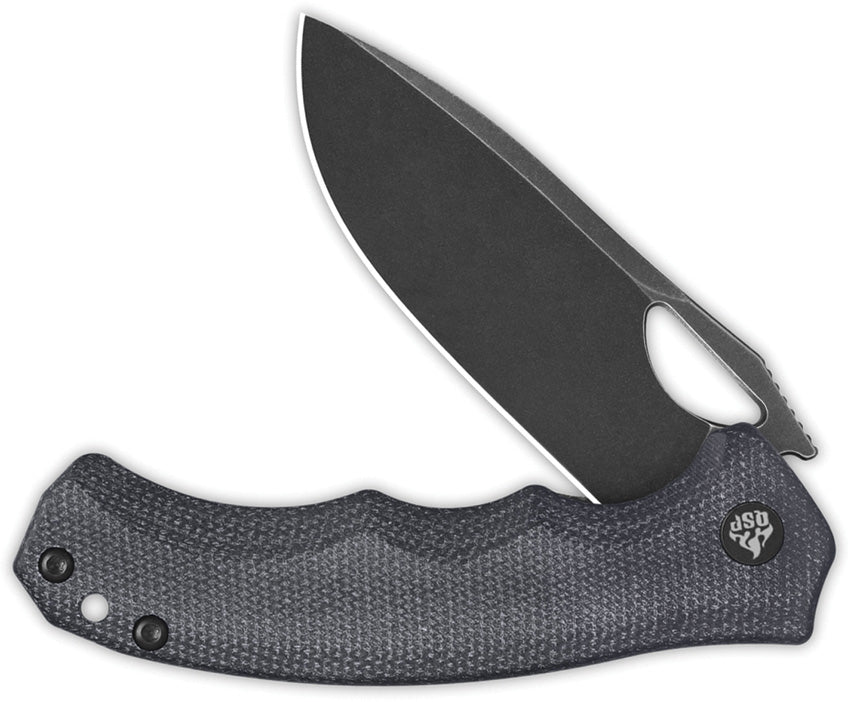 QS153A2 QSP Gorilla Linerlock Black Mic