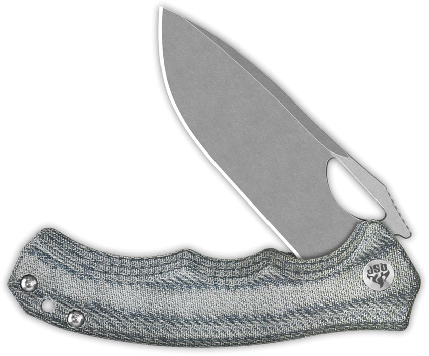 QS153B1 QSP Gorilla Linerlock Denim Mic